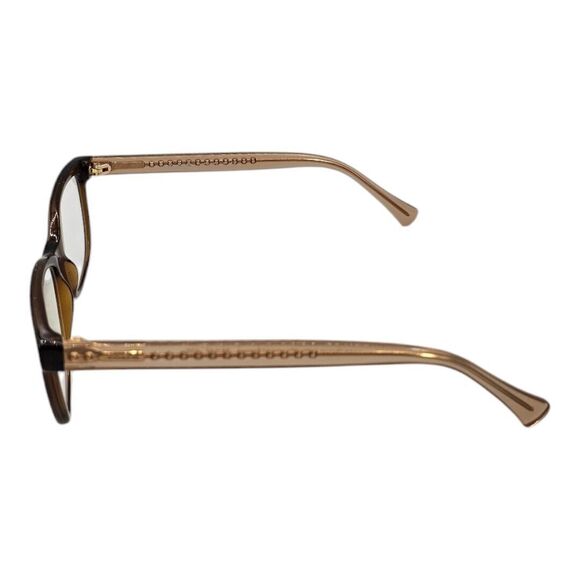 COACH HC 6072 5328 BROWN GLITTER AUTHENTIC EYEGLASSES 52/17 135 Clear Lenses - Picture 5 of 12